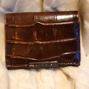Vintage Leather Fossil Wallet